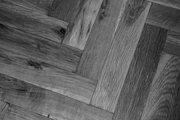 Black White Wooden Parquet Texture — Stok fotoğraf