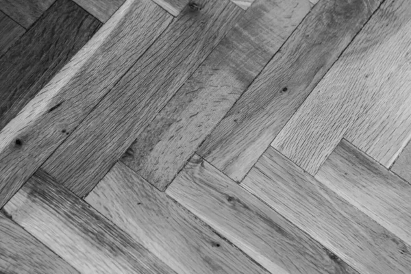 Black White Wooden Parquet Texture — Fotografia de Stock
