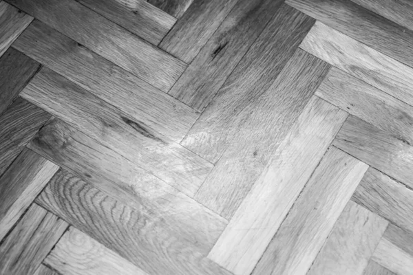 Black White Wooden Parquet Texture — Fotografia de Stock