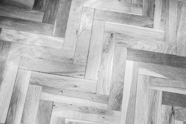 Black White Wooden Parquet Texture — Zdjęcie stockowe