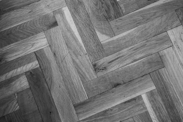 Black White Wooden Parquet Texture — Stockfoto