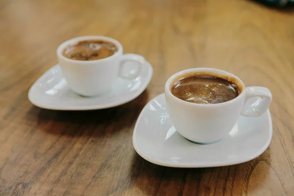 Kopp Turkiskt Kaffe Bordet — Stockfoto