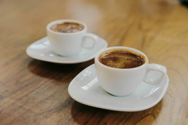 Kopp Turkiskt Kaffe Bordet — Stockfoto