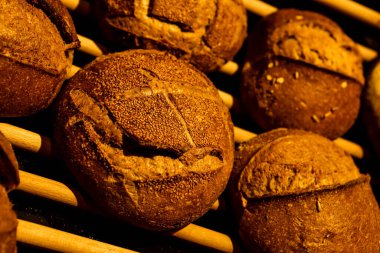 Lezzetli doğal estetik fırınlanmış ekmek