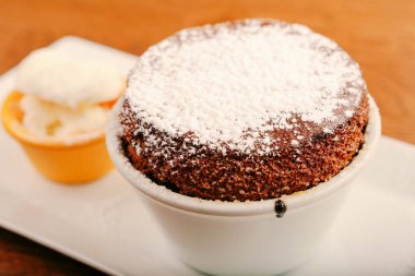 dondurma çikolatalı sufle