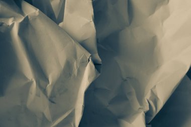 Beyaz buruşmuş kağıt arkaplan grunge doku arkaplanı