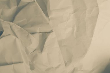 Beyaz buruşmuş kağıt arkaplan grunge doku arkaplanı
