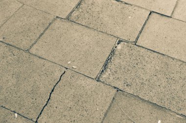 Gri Tuğla Taş Kaldırım dokusu arka planı