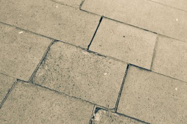 Gri Tuğla Taş Kaldırım dokusu arka planı