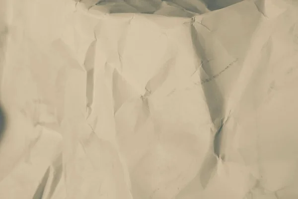 白地のしわのある紙の背景グランジの質感の背景 — ストック写真