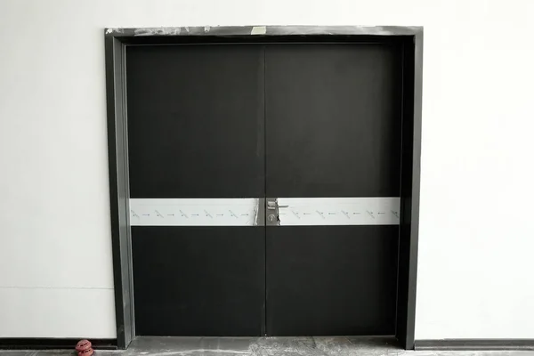 Minimalist Door Front Door Wooden Door Big Wooden Door — 图库照片