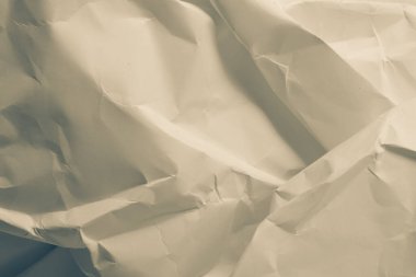 Beyaz buruşmuş kağıt arkaplan grunge doku arkaplanı