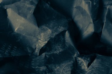 siyah buruşmuş kağıt arkaplan grunge doku arkaplanı