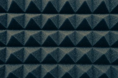 Stüdyo ses akustik köpük arka plan yakın çekim