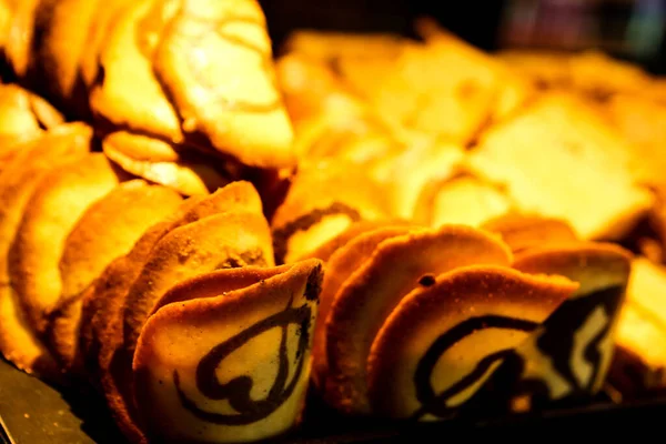 Grupo Galletas Surtidas Chip Chocolate Pasas Avena Chocolate Blanco — Foto de Stock