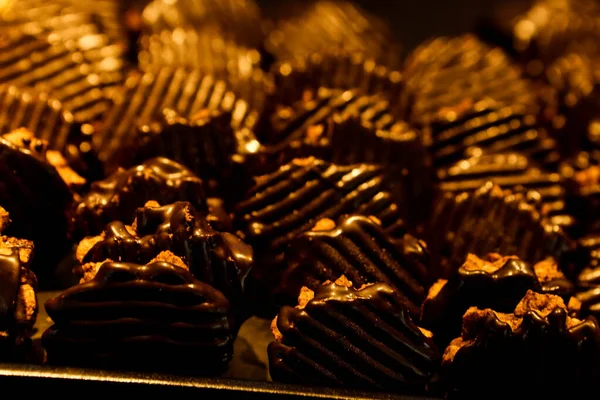 Gruppo Biscotti Assortiti Gocce Cioccolato Farina Avena Uvetta Cioccolato Bianco — Foto Stock