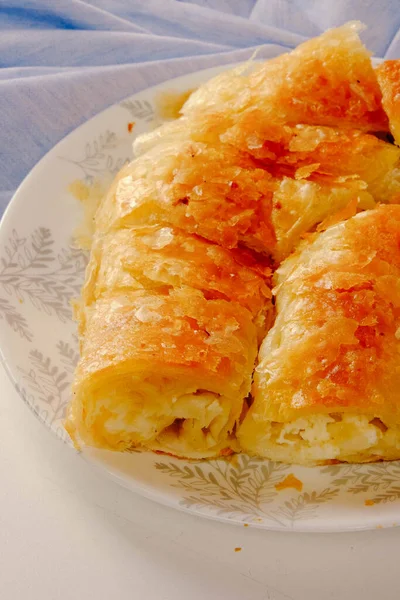 Delicious Pastry Feta Cheese Filling — Φωτογραφία Αρχείου