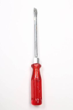 Plastik saplı tornavida.