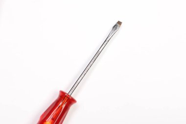 Plastik saplı tornavida.