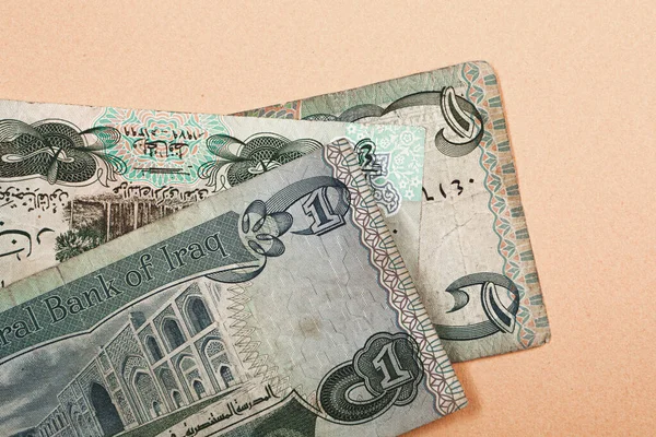 Irak Merkez Bankası Bir Dinar Banknote — Stok fotoğraf