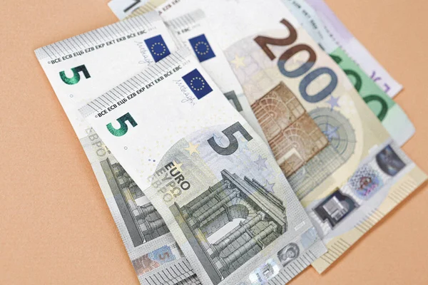 Europeiska Valutapengar Eurosedlar — Stockfoto