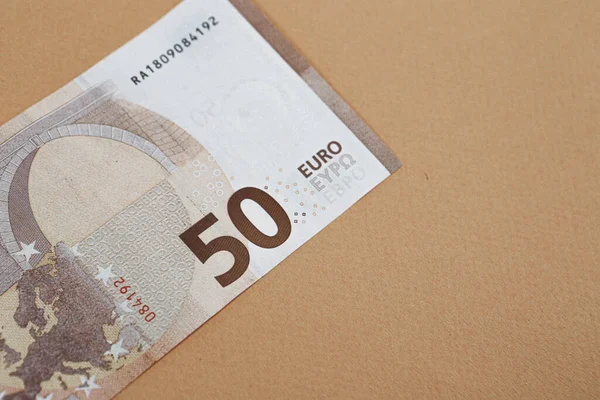 Monnaie Européenne Monnaie Billets Euros — Photo