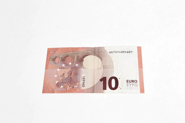 Pieniądze Walucie Europejskiej Banknoty Euro — Zdjęcie stockowe