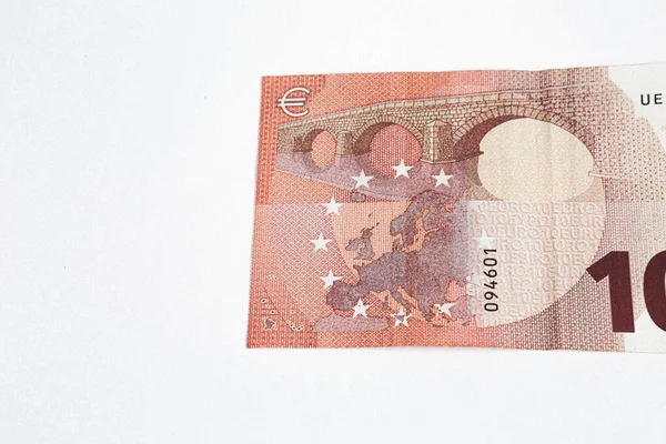 Pieniądze Walucie Europejskiej Banknoty Euro — Zdjęcie stockowe