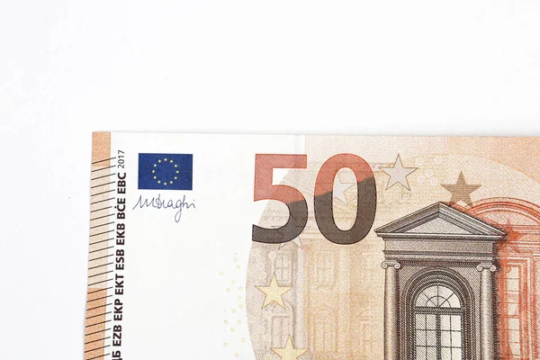 Pieniądze Walucie Europejskiej Banknoty Euro — Zdjęcie stockowe