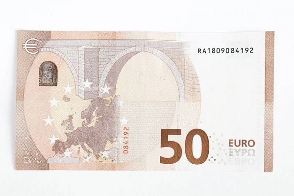 Moneda Europea Dinero Billetes Euros — Foto de Stock