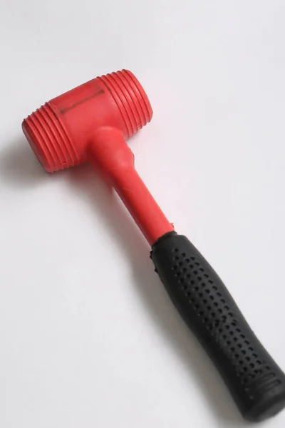 Red Black Rubber Hammer — Fotografia de Stock