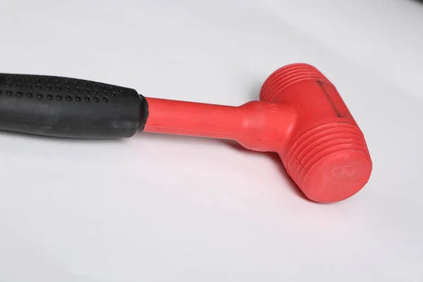 Red Black Rubber Hammer — Stock Photo, Image