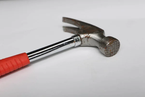 Alter Oldtimer Hammer Das Handwerkszeug Für Schreiner — Stockfoto