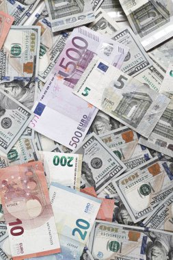 Multi Euro Nakit ve Bozuk Para, farklı türde yeni nesil banknotlar, bitcoin, Türk lirası