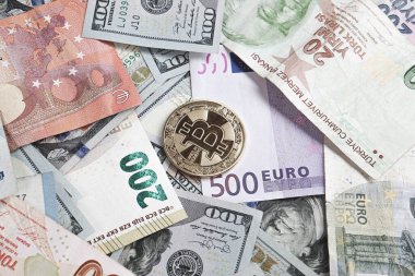 Multi Euro Nakit ve Bozuk Para, farklı türde yeni nesil banknotlar, bitcoin, Türk lirası