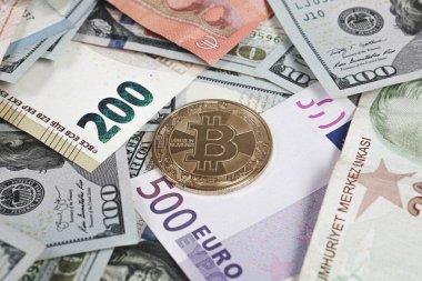 Multi Euro Nakit ve Bozuk Para, farklı türde yeni nesil banknotlar, bitcoin, Türk lirası