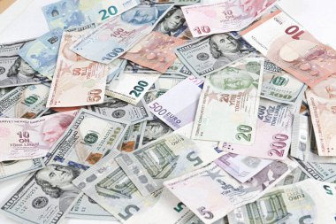 Multi Euro Nakit ve Bozuk Para, farklı türde yeni nesil banknotlar, bitcoin, Türk lirası