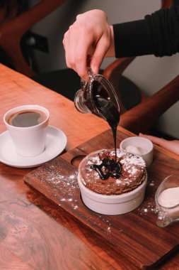 dondurma çikolatalı sufle