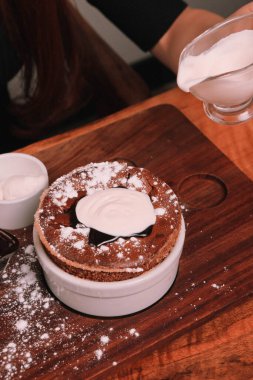 dondurma çikolatalı sufle