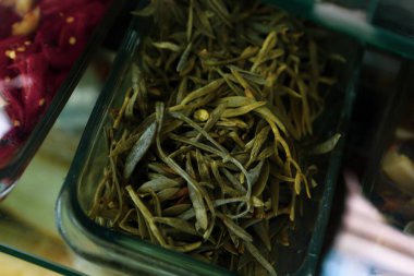 Geleneksel Türk ve Yunan yemek meze masası