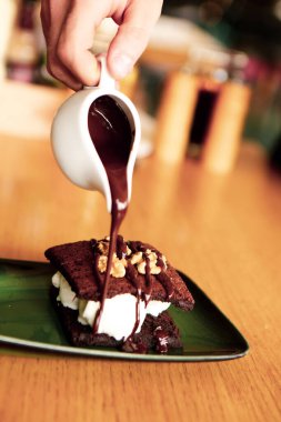 dondurma çikolatalı sufle