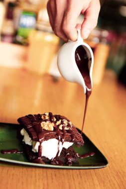 dondurma çikolatalı sufle