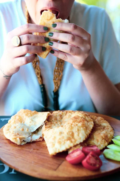 Reichhaltiges Und Köstliches Türkisches Frühstück — Stockfoto