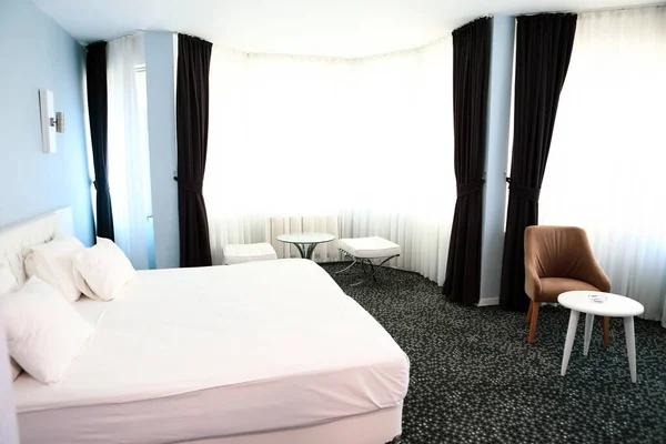 Camera Letto Comfort Hotel Stile Lusso — Foto Stock