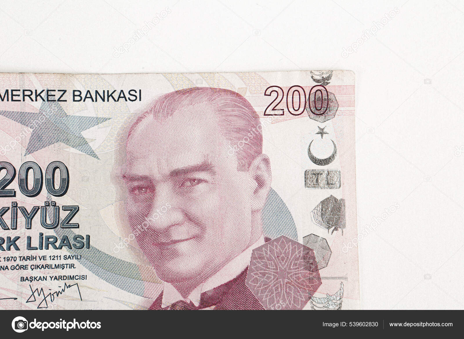 トルコ通貨 トルコリラ紙幣 — ストック編集用写真©utkudemirsoy#539602830