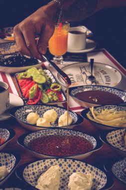 zengin ve leziz Türk Kahvaltı