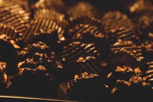 Groep Van Diverse Koekjes Chocolade Havermout Rozijnen Witte Chocolade — Stockfoto