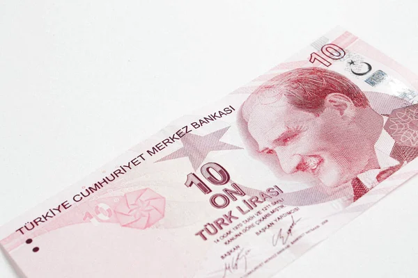 Türk Para Birimi Türk Lireti Banknotları — Stok fotoğraf