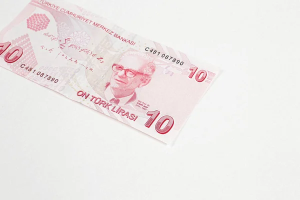 Turkisk Valuta Turkiska Lira Sedlar — Stockfoto