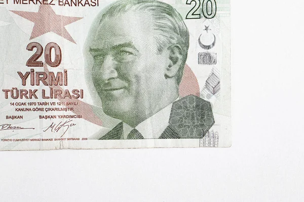 Turkisk Valuta Turkiska Lira Sedlar — Stockfoto